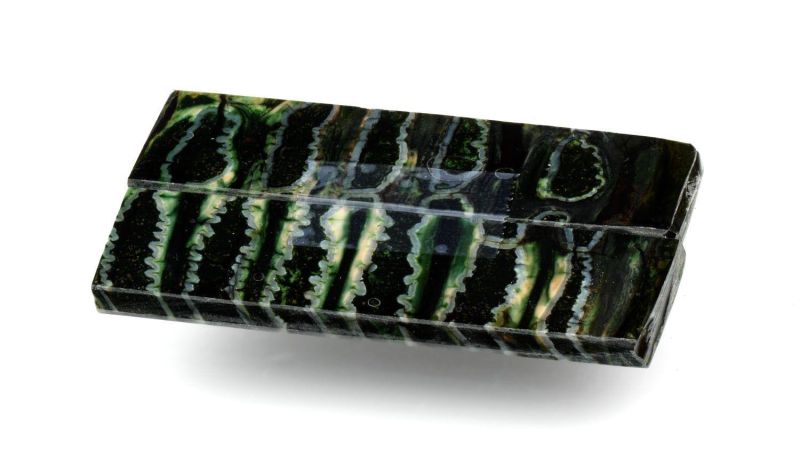 Manico di Molar di Mammut stabilizzato Raffir - verde
