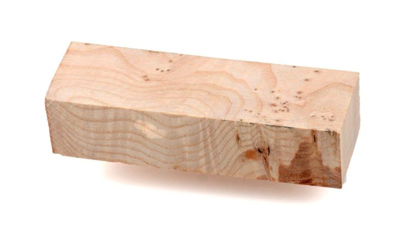 Bloque de nudo de fresno olivo