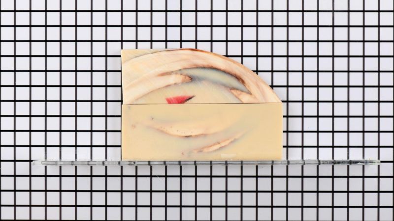 Manico in zanna di facocero stabilizzata - resina beige