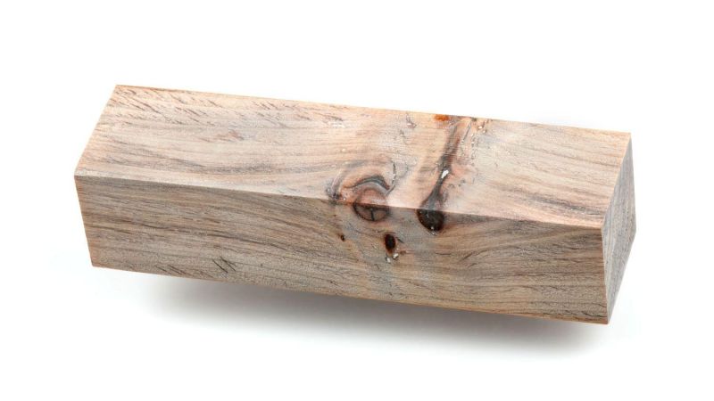 Blocco di nappa di pioppo stabilizzato - Naturale