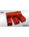Bloque de Padouk - Madera natural de Sudamérica - Colores impresionantes para creadores y cuchilleros