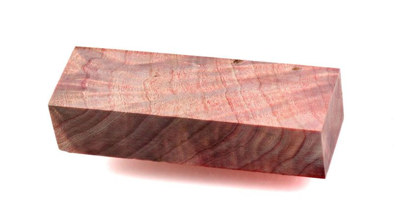 Bloque de álamo flambeado estabilizado