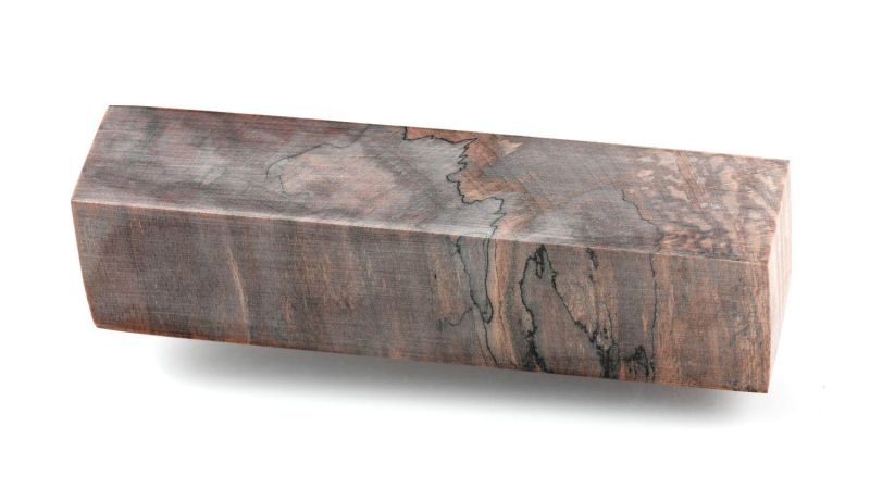 Stabilized end-grain beech block - natural