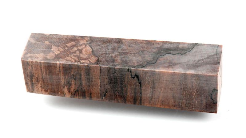 Stabilized end-grain beech block - natural