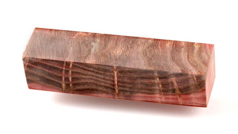 Stabilisiertes Oliven-Eschen-Wurzelholzblock