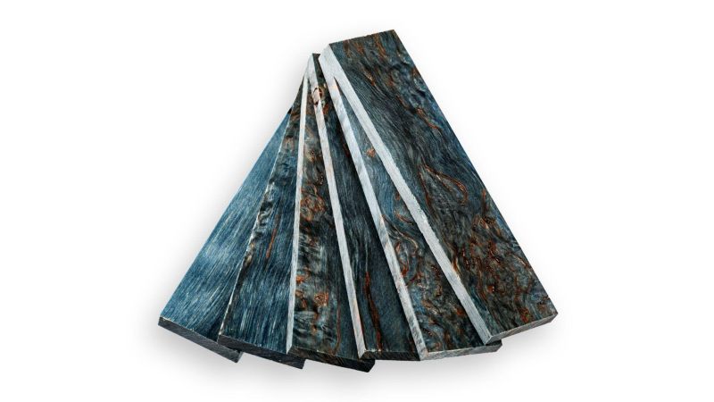 Manche de bouleau stabilisé - multi couleurs / Raffir