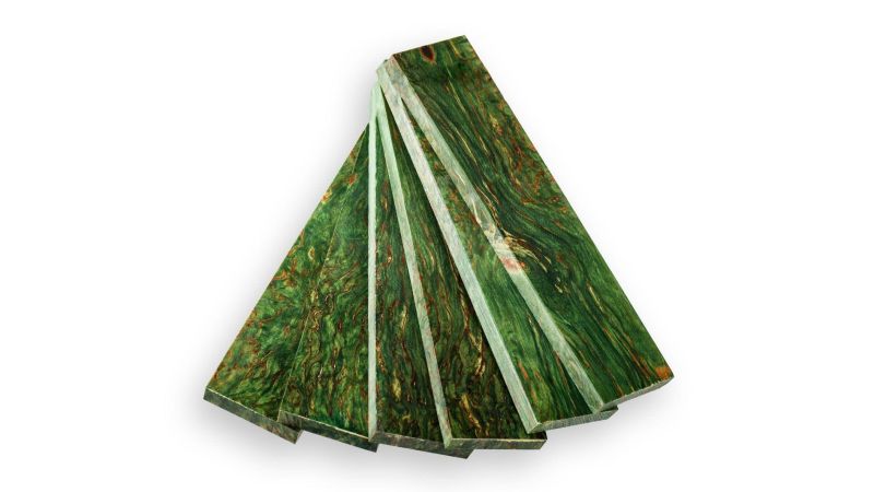 Manche de bouleau stabilisé - multi couleurs / Raffir