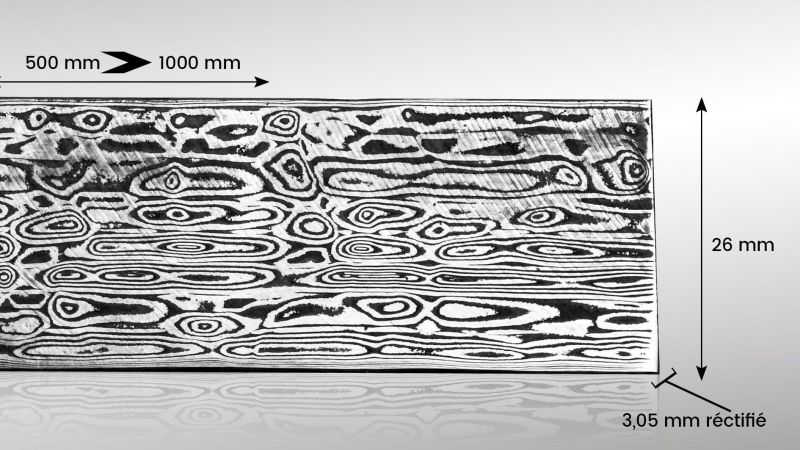Barre de damas DAMASTEEL® Bifröst