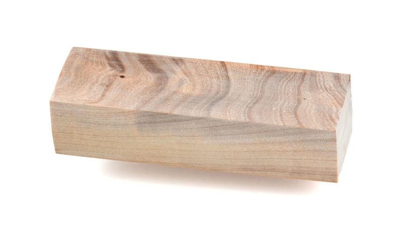 Blocco di pioppo fiammeggiante stabilizzato