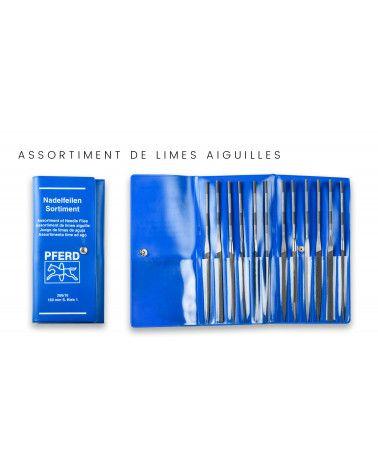 Set De 13 Limes à Aiguille Professionnelles - Pour Métal, Bois, Plastique - Avec Sac De Rangement