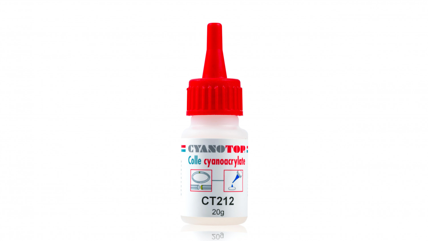 Colle Cyanoacrylate Cyano Top (20g) : Collage Rapide et Résistant de  Qualité Professionnelle