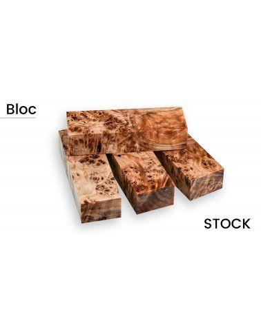 Stabilisiertes Pappelwurzelblock - Mercorne - Mehrfarbig 2