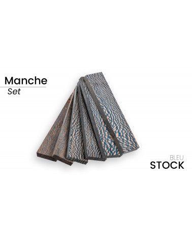 Manches de platane stabilisé - multi couleur - facile à travailler