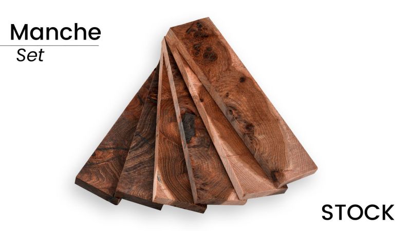 Stabilized Elm Burl Handle Mercorne - Quality Material for Knives