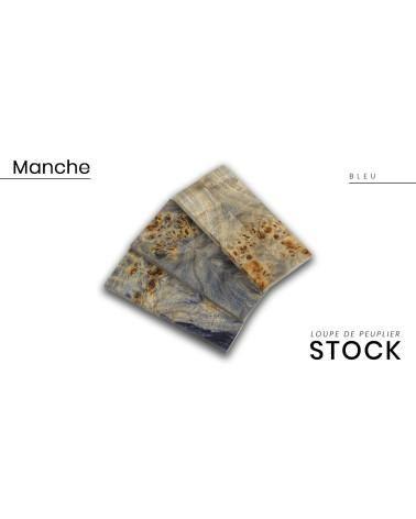 Mango de Nudo de Álamo Estabilizado - Mercorne - Múltiples Colores