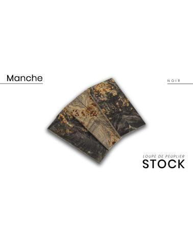 Manche Loupe de peuplier stabilisé - Mercorne - Multiples couleurs