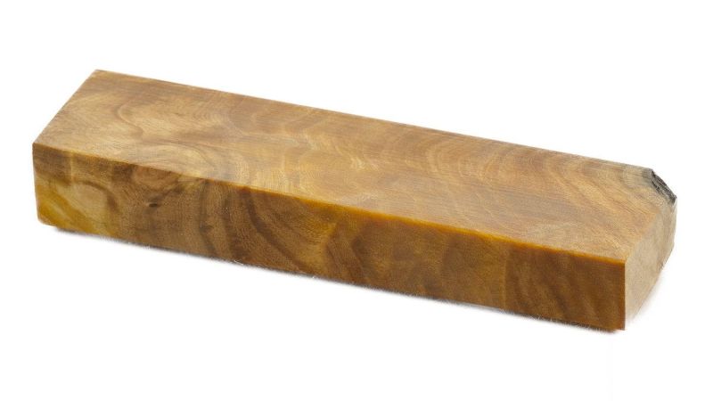 Bloque de horquilla de álamo estabilizado - oro