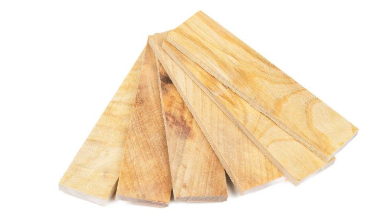 Manche de Peuplier Flammé Stabilisé : Beauté et Durabilité Exceptionnelle (multi-couleur)