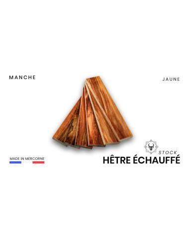 Manche de hêtre échauffé stabilisé - Made in France - multi couleurs