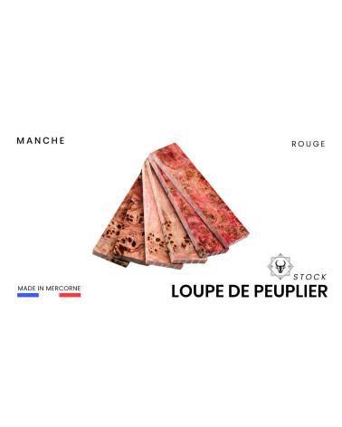 Manche Loupe de peuplier stabilisé - Mercorne - Multiples couleurs