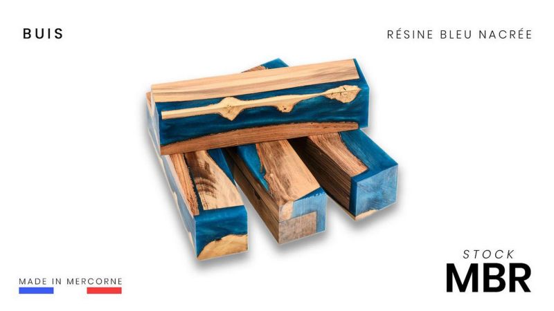 M.B.R Boxwood (multi-color / handles and blocks) / Hybrid wood made in France