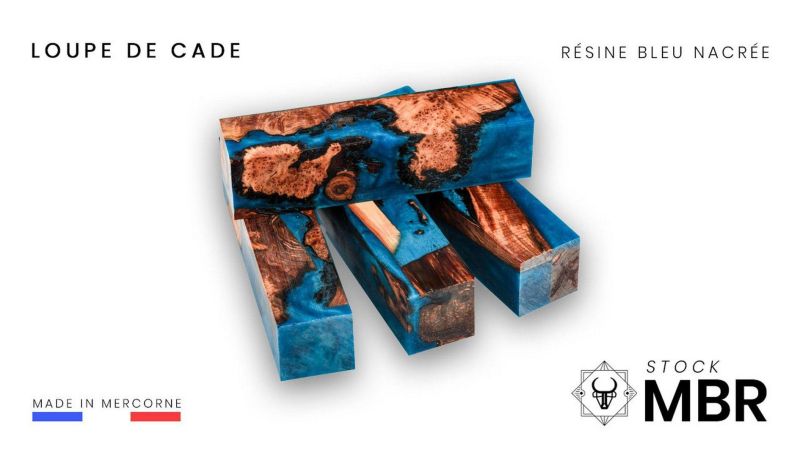 M.B.R ginepro (multicolore / manici e blocchi) / Legno ibrido fabbricazione francese