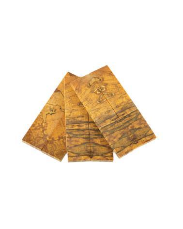 Stabilized heat-treated end-grain beech handle - multi-color - Raffir