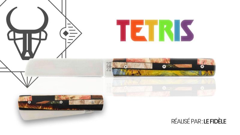 Manches Tétris pour Couteaux – Puzzle de Bois et Résine pour Artisans