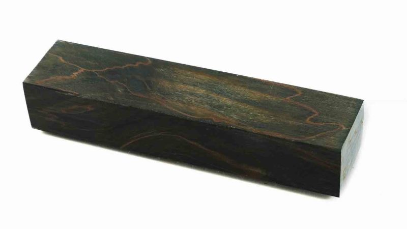 Bloc hêtre stabilisé bleu