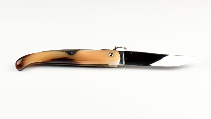 Pointe Blonde de Zébu - Matériau de Haute Qualité pour Manches de Couteau