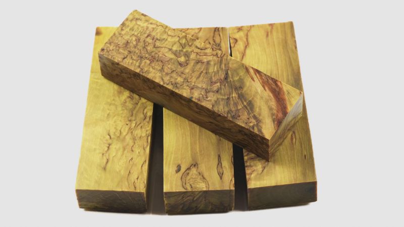 Bloc de bouleau stabilisé - multi couleurs / Raffir