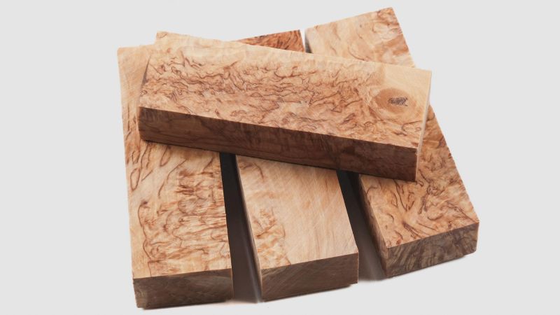 Stabilized birch block - multi-colored / by Raffir