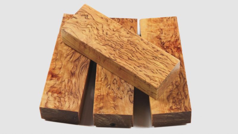 Stabilized birch block - multi-colored / by Raffir