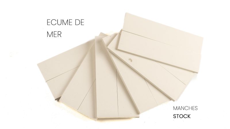 Manches écume de mer stabilisé - Matériau pour artisanat