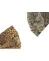 Plate inclusion snake skin tissue