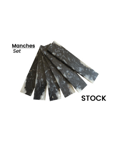 Manche de bouse de vache d'aubrac   - aspect tourbé