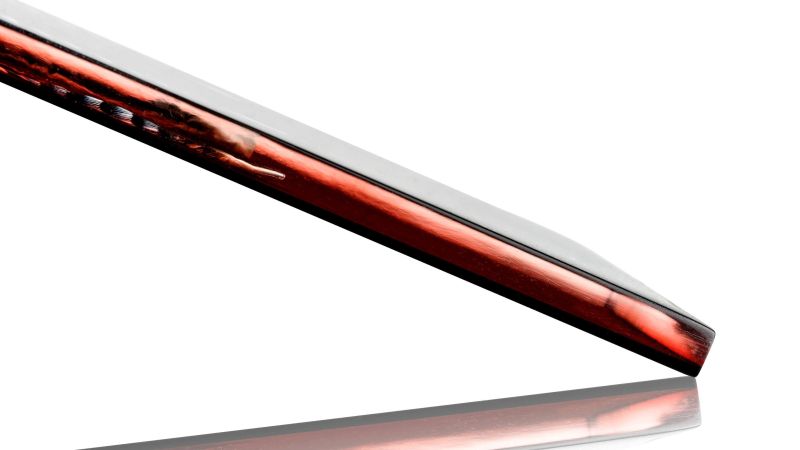 Plume de geai véritable qualité supérieure - Résine PMMA - made in France