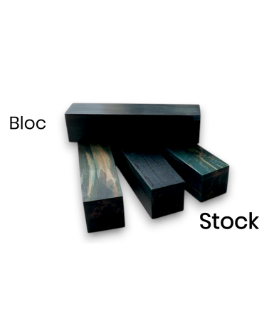 Bloc de hêtre échauffé stabilisé - Made in France (multi-couleur)