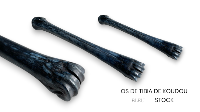 Tibia de Koudou Estabilizada - Multicolor - África del Sur