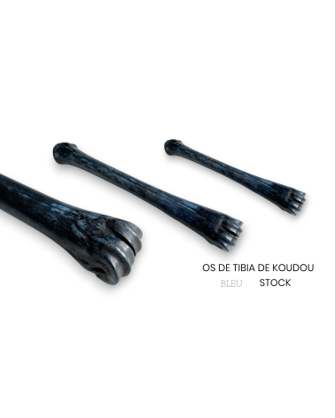Tibia de Koudou Stabilisé - multi-couleur - Afrique du Sud