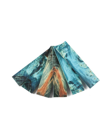 Mango en Nudo de Castaño Estabilizado - Material Ideal para Cuchillería Artesanal