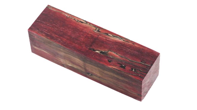Regalo 5° Anniversario Matrimonio - Blocco In Legno Di Faggio Con Cuore Acrilico E Incisioni