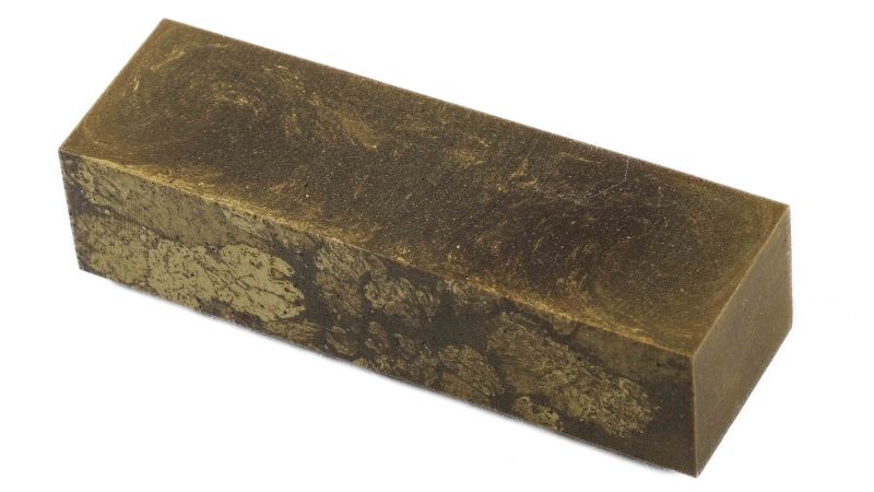 Block vonBernstein echtem, wieder zusammengesetztem und stabilisiertem Material