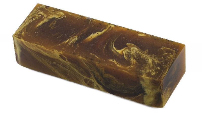 Bloc d'Ambre veritable recomposée stabilisée