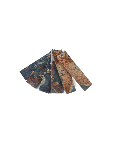 Stabilized Chestnut Burl Handle - Ideal Material for Artisan Knifemaking