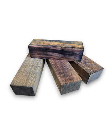Bloc de hêtre échauffé stabilisé - Made in France (multi-couleur) 2