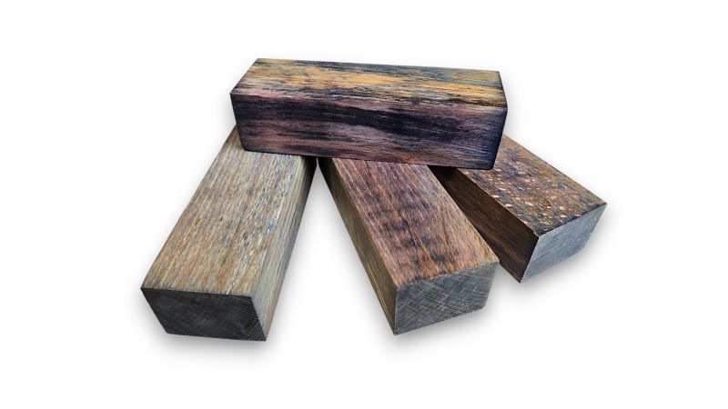 Bloc de hêtre échauffé stabilisé - Made in France (multi-couleur)