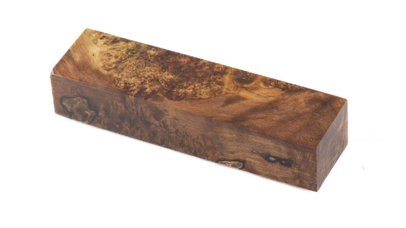 Blocco nappa da betulla stabilizzato da RAFFIR