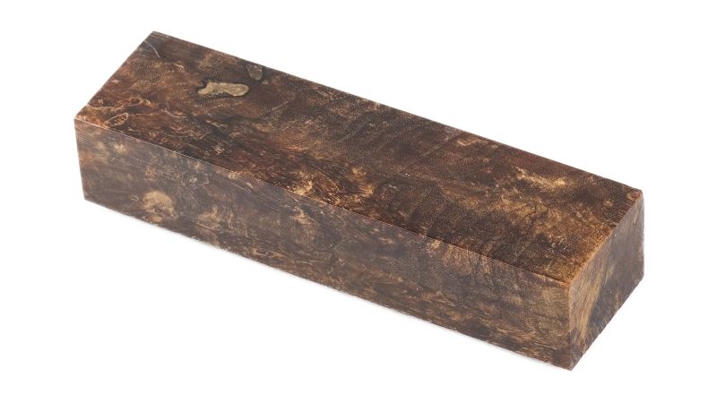 Blocco nappa da betulla stabilizzato da RAFFIR