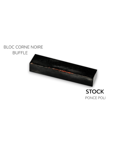 Black buffalo horn blocks from India - Noble, durable, versatile material 2